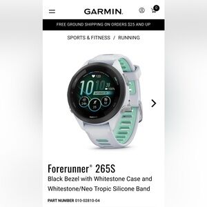 Garmin Forerunner 265s